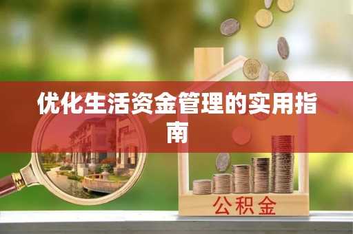 印江优化生活资金管理的实用指南