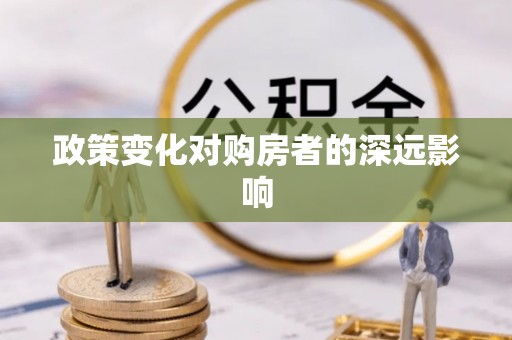 印江政策变化对购房者的深远影响