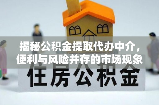 印江揭秘公积金提取代办中介，便利与风险并存的市场现象