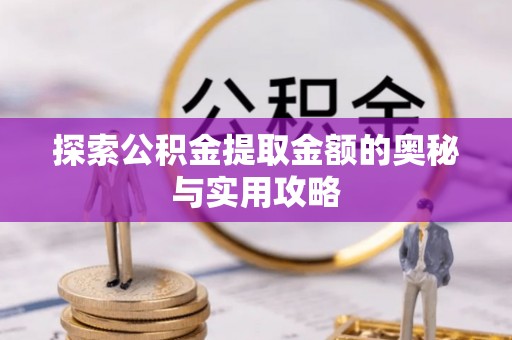 印江探索公积金提取金额的奥秘与实用攻略