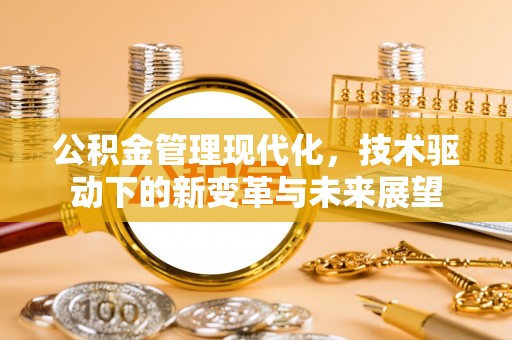 印江公积金管理现代化，技术驱动下的新变革与未来展望